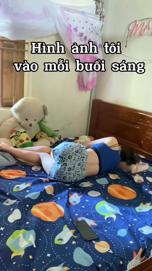 Hình ảnh của tôi vào mỗi buổi sáng